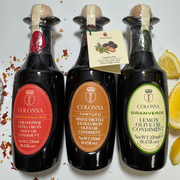 Marina Colonna Best Sellers Bundle - Infused Lemon, Chili Pepper, and Truffle EVOOS