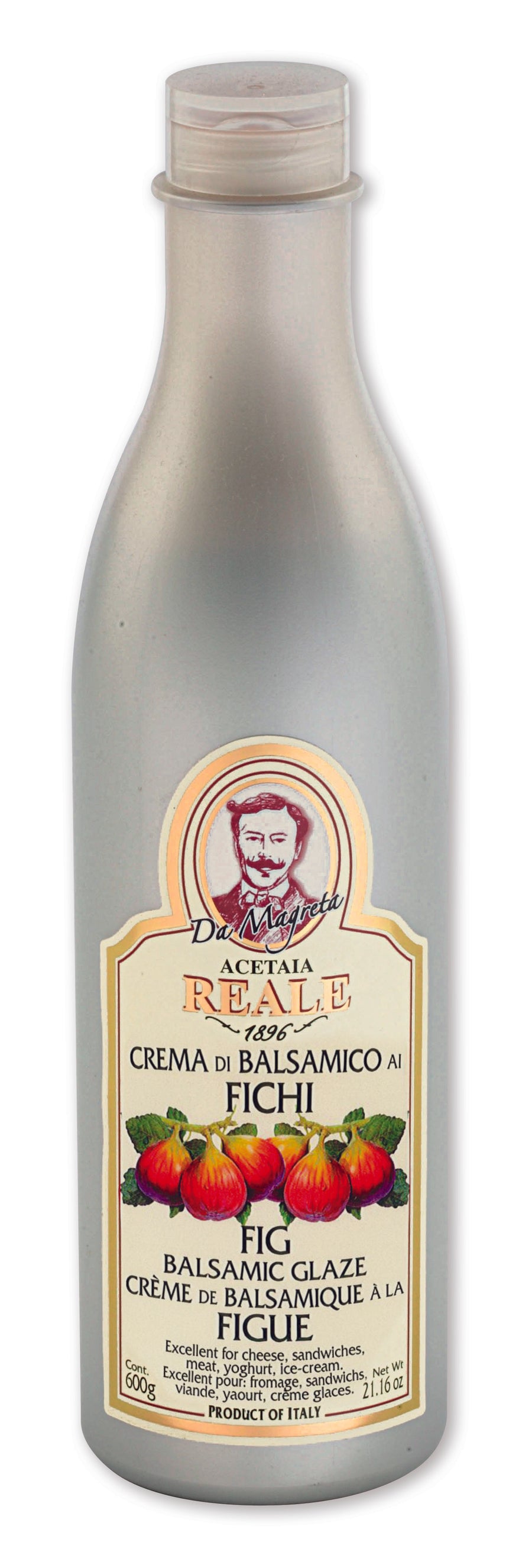 REALE FIG BALSAMIC VINEGAR GLAZE 20.3oz (Squeeze Bottle)