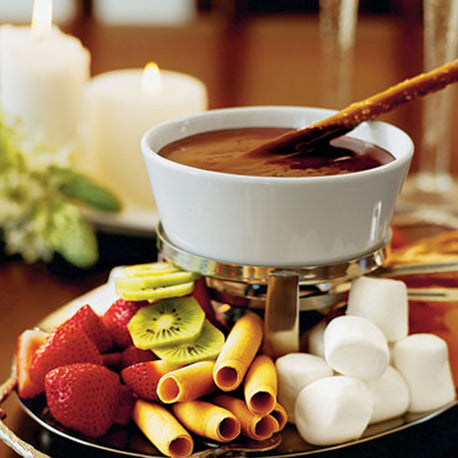 Orange-scented Chocolate Fondue