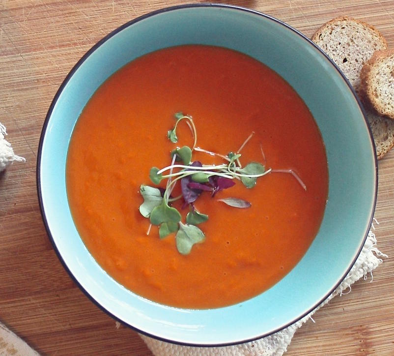 Image for Superb spicy gazpacho with white balsamic vinegar