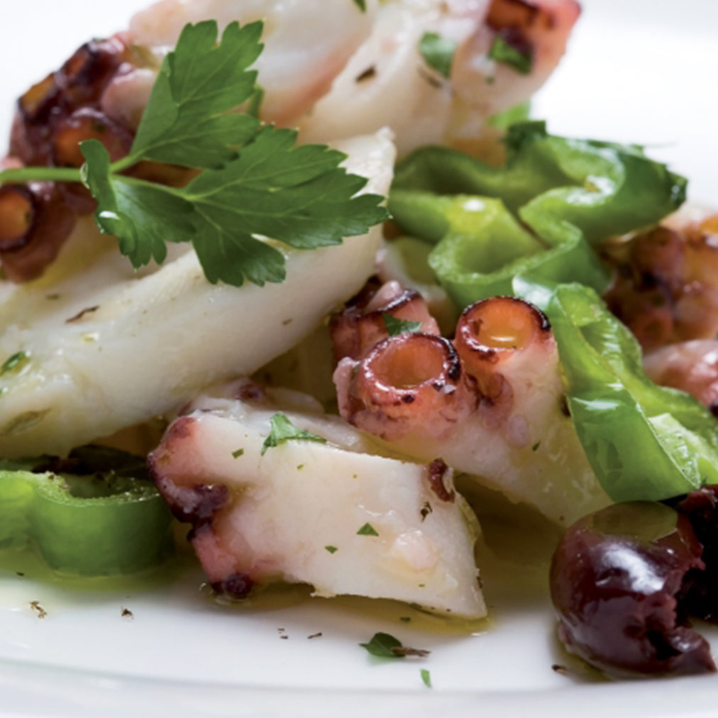 Image for Grilled octopus with Colonna Mandarino oil