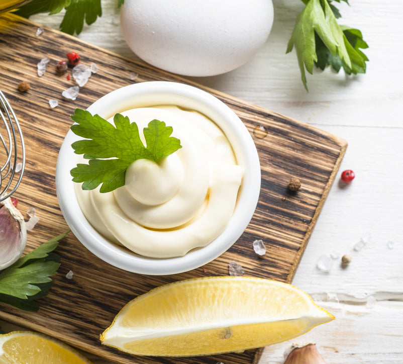 Image for Fresh lemon-soured cream sauce with ULIDEA olive dust