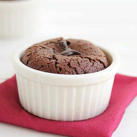 Mandarin chocolate pudding