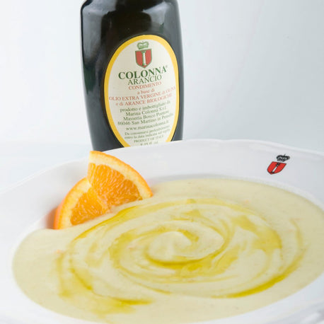 Potato puree with Colonna arancio oil