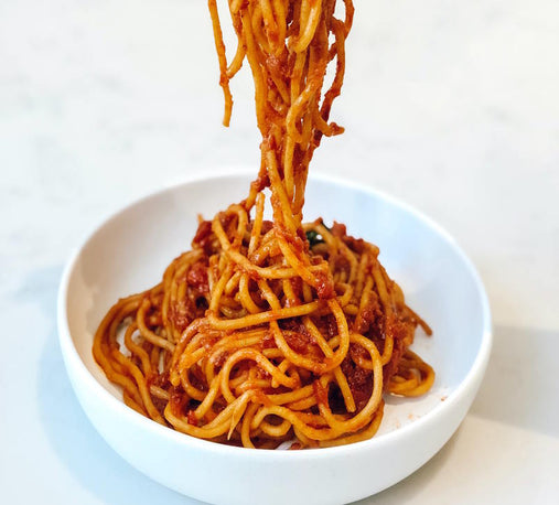 Pasta with roasted fennel and tomatoes