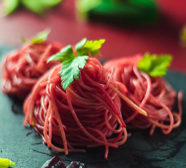 image for Spaghetti con rubini (spaghetti with little rubies)