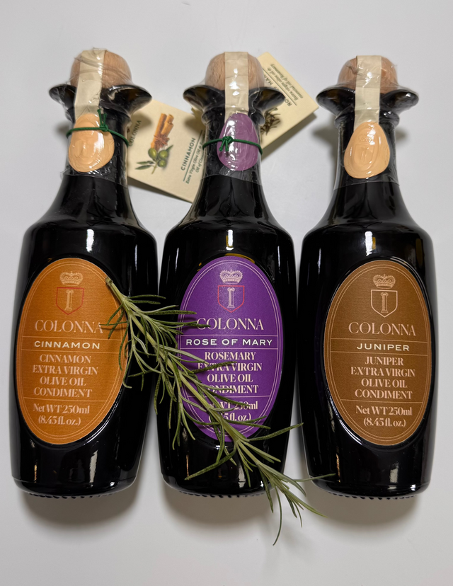 Marina Colonna Lemon and Ginger Infused EVOOS Duo