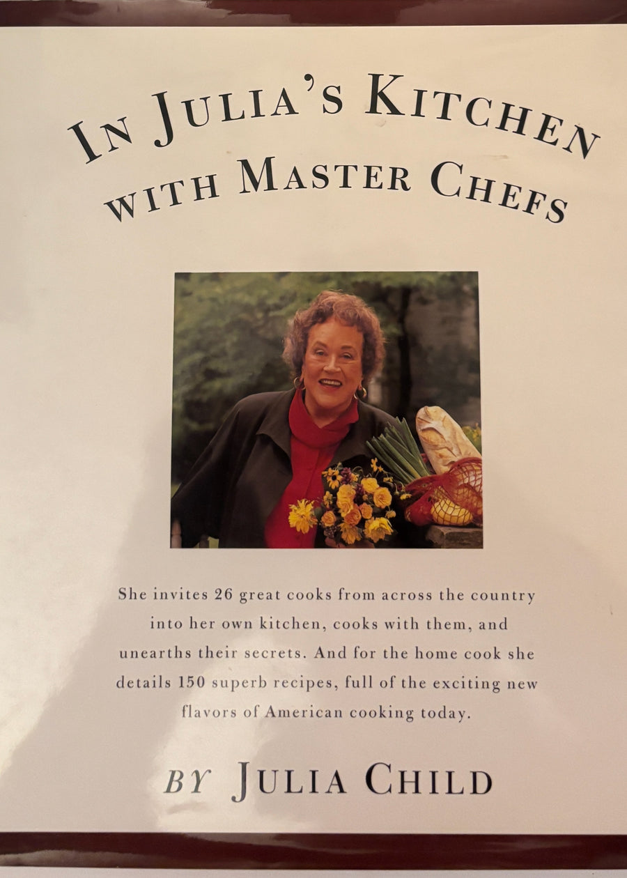 In Julia's KItchen with Master Chefs Cookbook