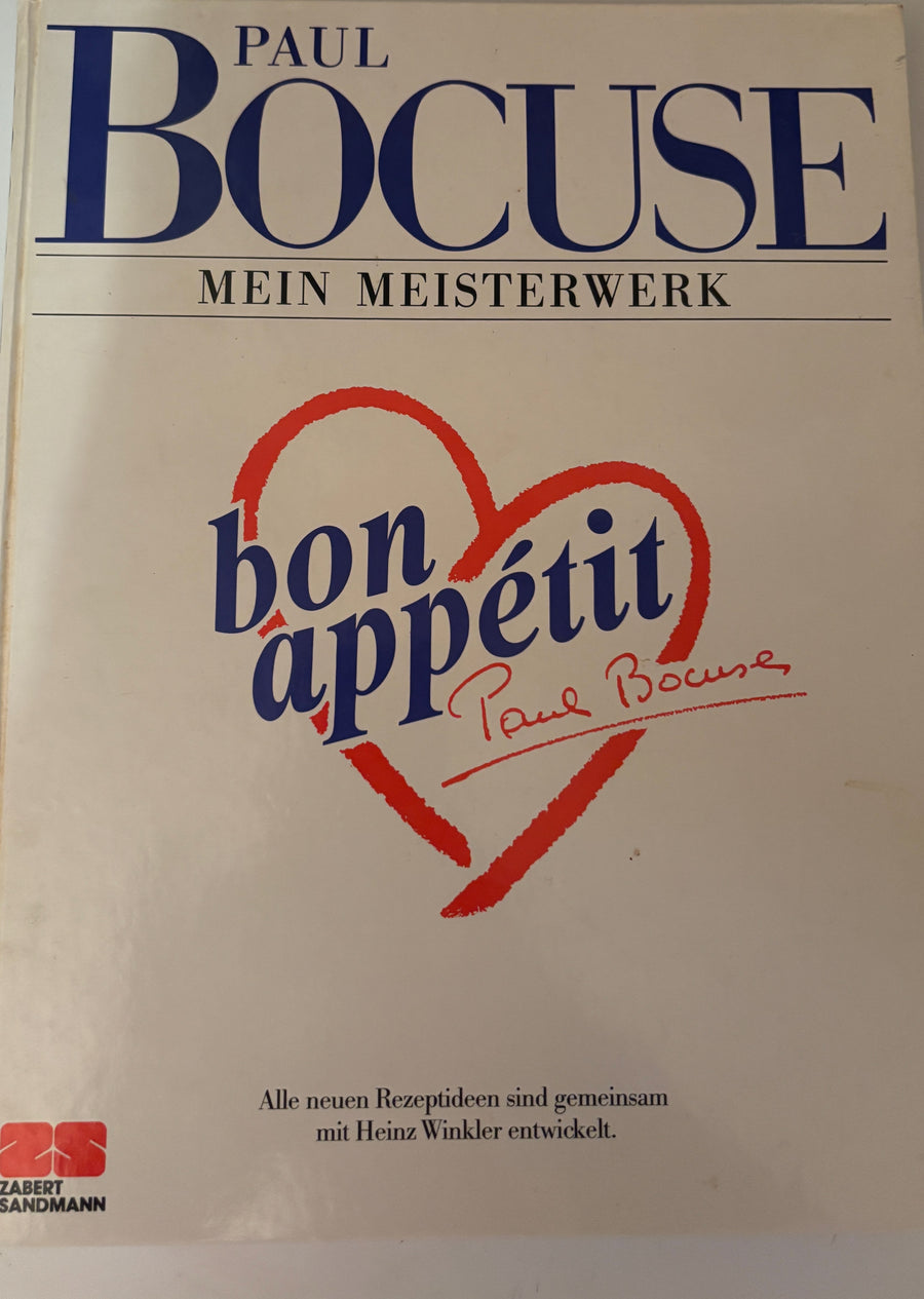 Paul Bocuse Mein Meisterwerk bon Appetit Cookbook - IN GERMAN