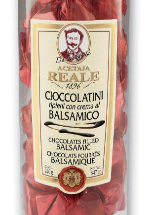 Chocolate filled with Acetaia Leonardi Balsamic Glaze