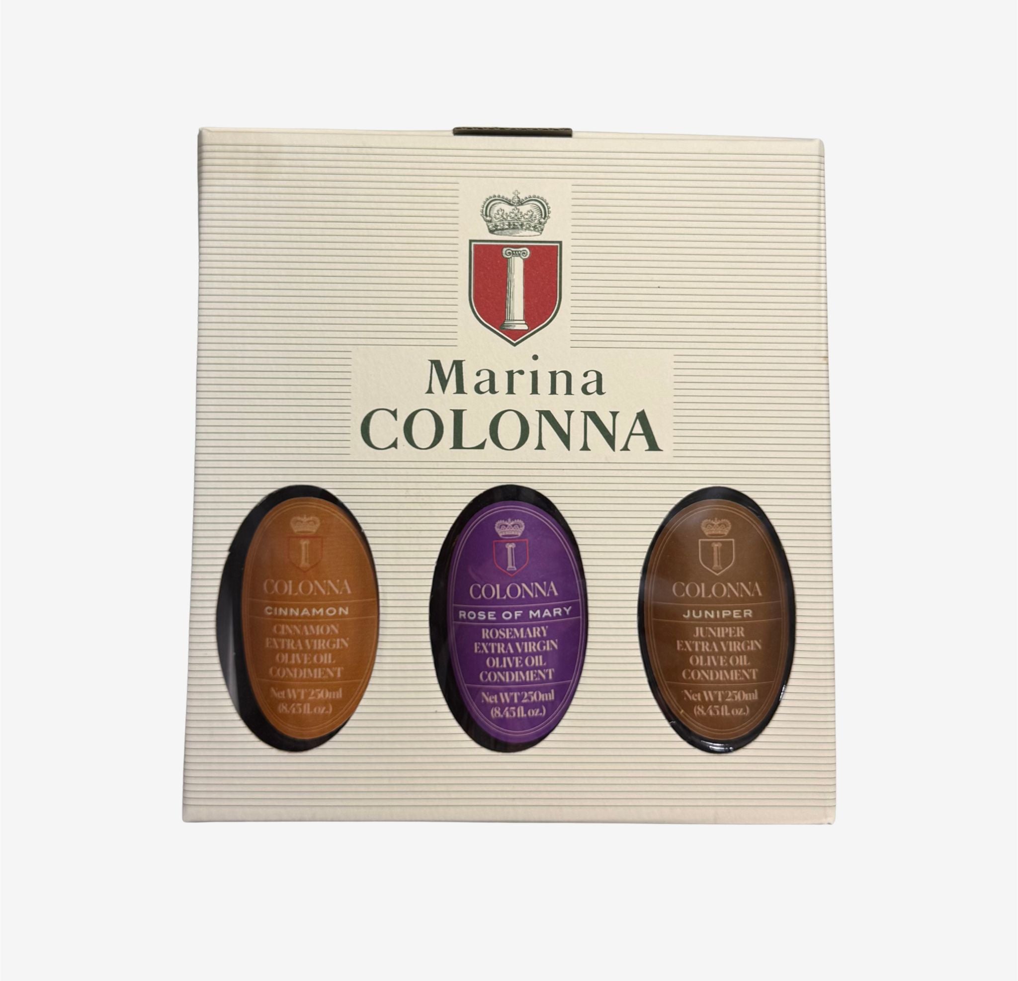Marina Colonna Spice Bundle - Infused Juniper Berry, Cinnamon, and Rosemary EVOOS